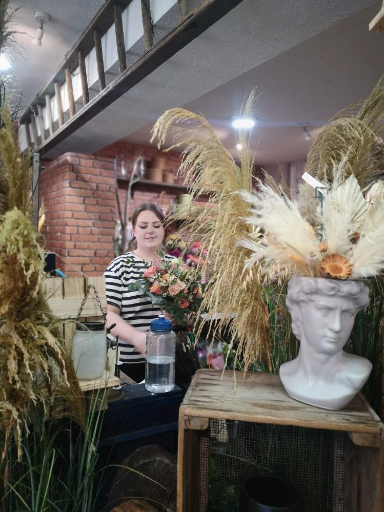 Pampas Grasses and Decorative items
