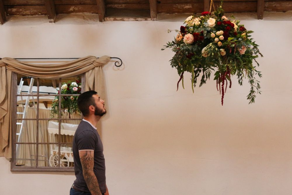 floral chandaliers
