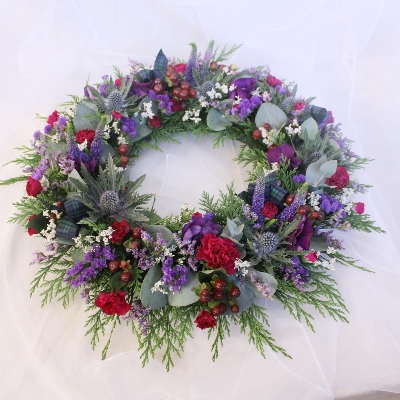 Funeral Wreath for a Scotsman