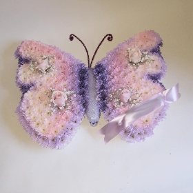 Bespoke butterfly funeral tribute