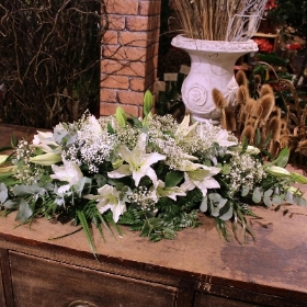 Lily funeral spray