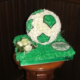 Football funeral tribute