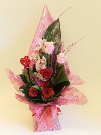 Valentines Cupid Bouquet
