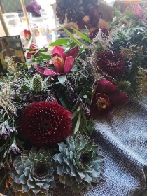 Bespoke flower design for autumn delivery