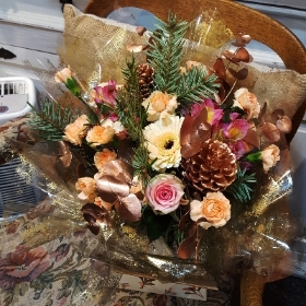 Christmas Pastel Shades Bouquet