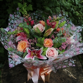 Rose and Lily Handtied