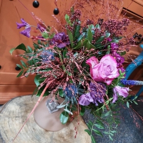 Eco Vase in Purples